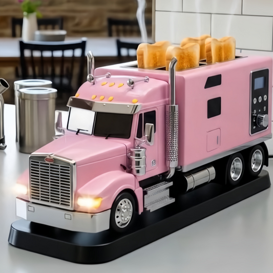 Retro Semi Truck Toaster – Unique Aesthetic Kitchen Appliance & Fun Gift for Truck Lovers