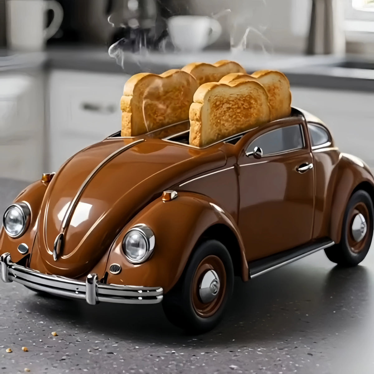 Creative 4-Slice Toaster | Cute Aesthetic Kitchen Appliance for Cozy Breakfast & Unique Home Decor-6