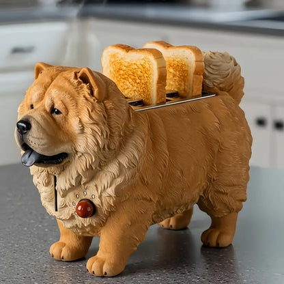 Creative 4-Slice Toaster – Puppy Designs for Fun Breakfasts & Unique Kitchen Decor