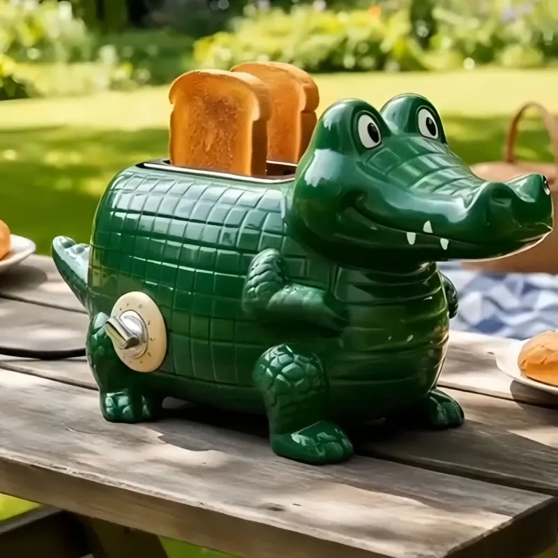 Cute Animal Toaster – 2-Slice Aesthetic Kitchen Appliance for Fun Breakfasts & Unique Home Decor