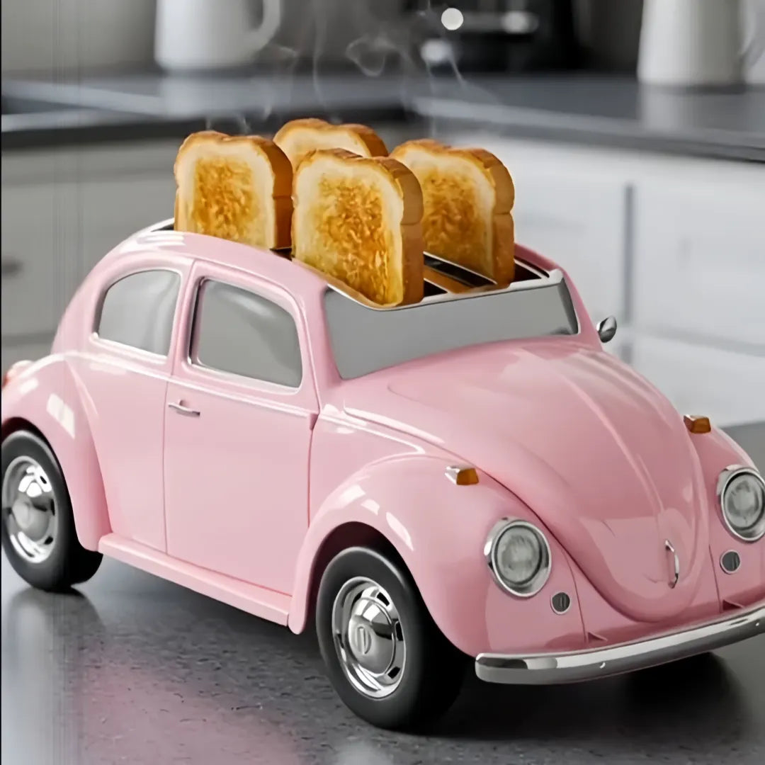 Creative 4-Slice Toaster | Cute Aesthetic Kitchen Appliance for Cozy Breakfast & Unique Home Decor-3