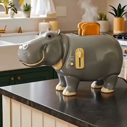 Cute Animal Toaster – 2-Slice Aesthetic Kitchen Appliance for Fun Breakfasts & Unique Home Decor