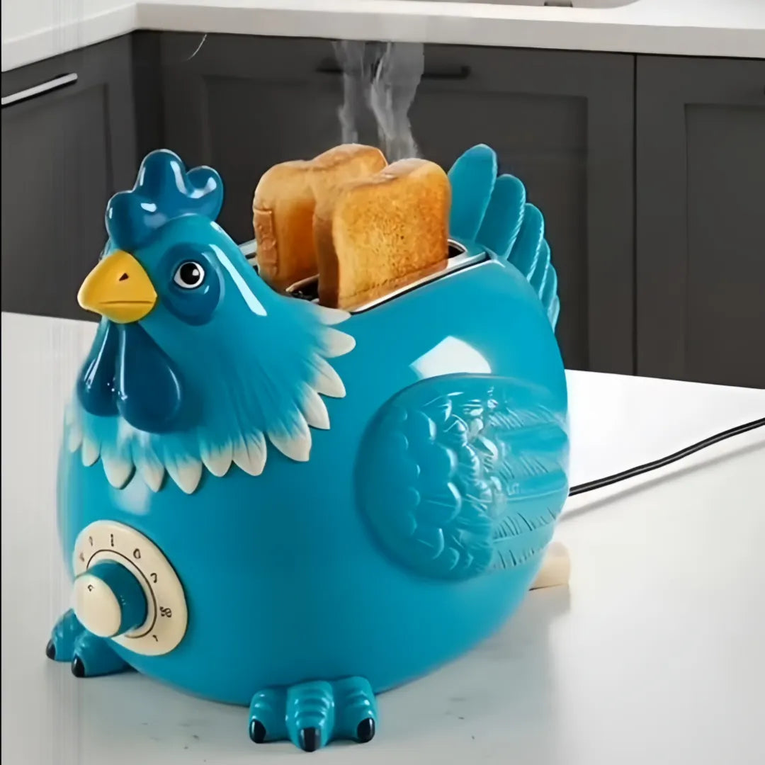 Creative 4-Slice Toaster | Cute Aesthetic Kitchen Appliance for Cozy Breakfast & Unique Home Decor