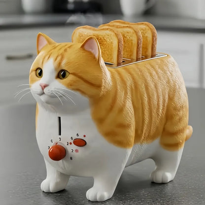 Creative 4-Slice Toaster | Cute Aesthetic Kitchen Appliance for Cozy Breakfast & Unique Home Decor-4