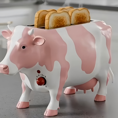 Cute Cow Toaster – Farmhouse Aesthetic Kitchen Appliance & Unique Gift for Cow Lovers