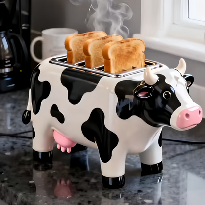 Cute Cow Toaster – Farmhouse Aesthetic Kitchen Appliance & Unique Gift for Cow Lovers