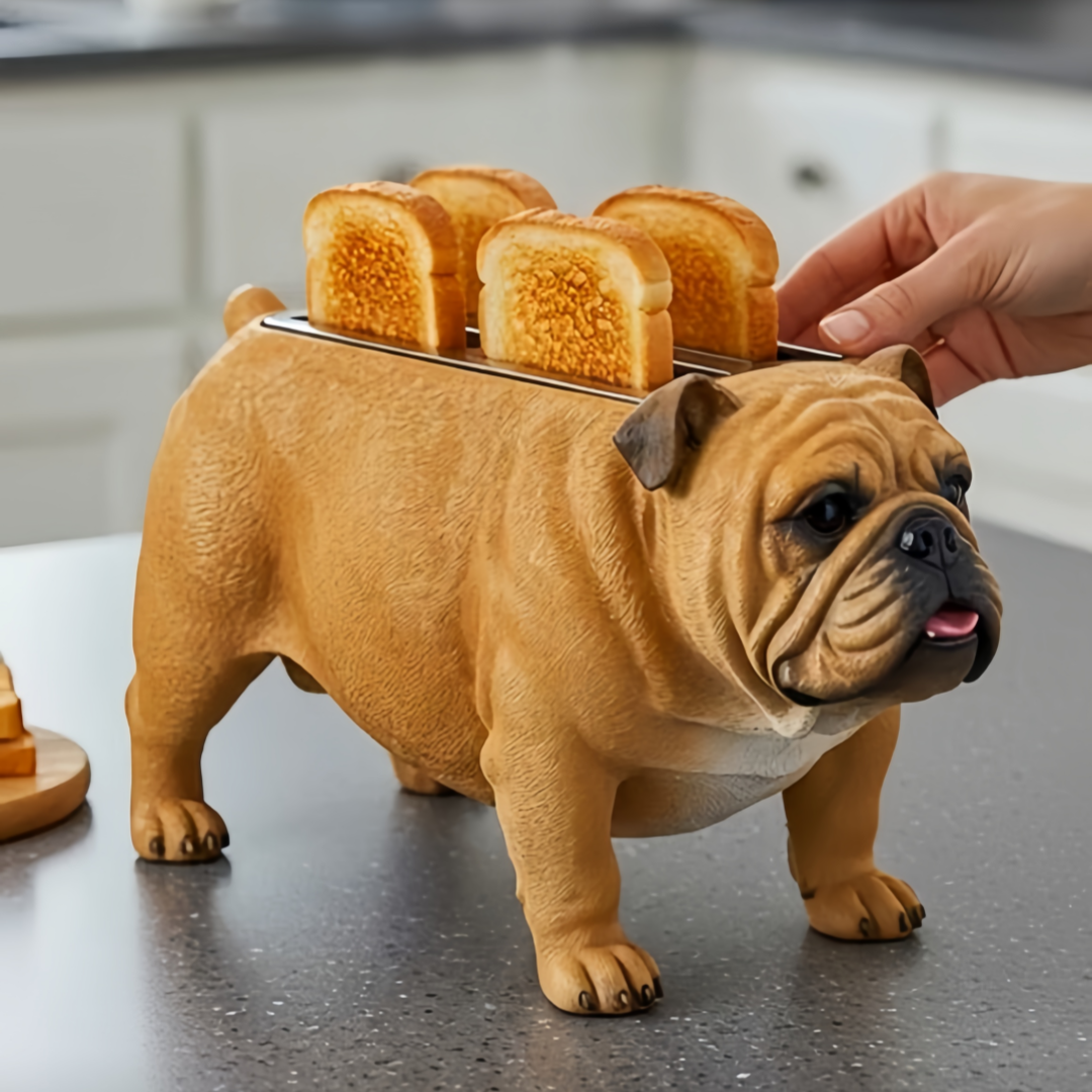 Creative 4-Slice Toaster | Cute Aesthetic Kitchen Appliance for Cozy Breakfast & Unique Home Decor-3